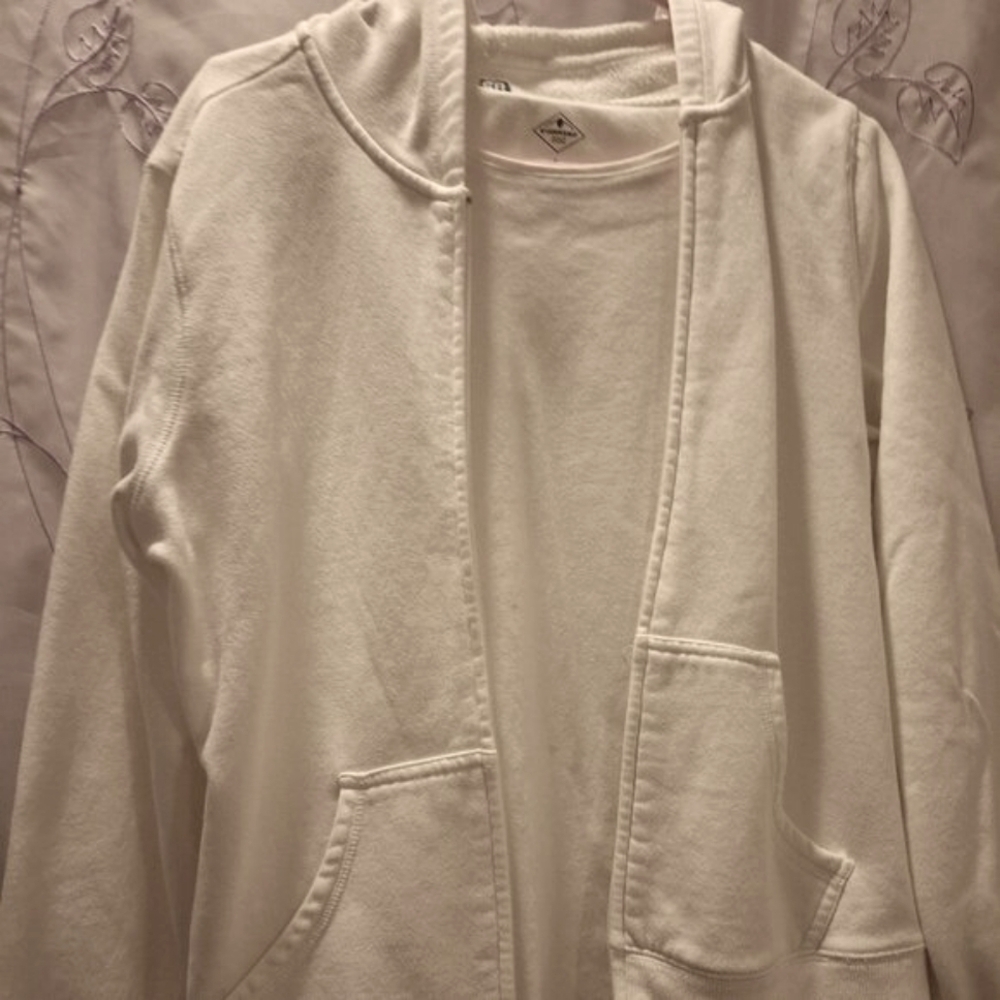 SJB White Active Wear Hoodie sweatshirt - Picture 11 of 12